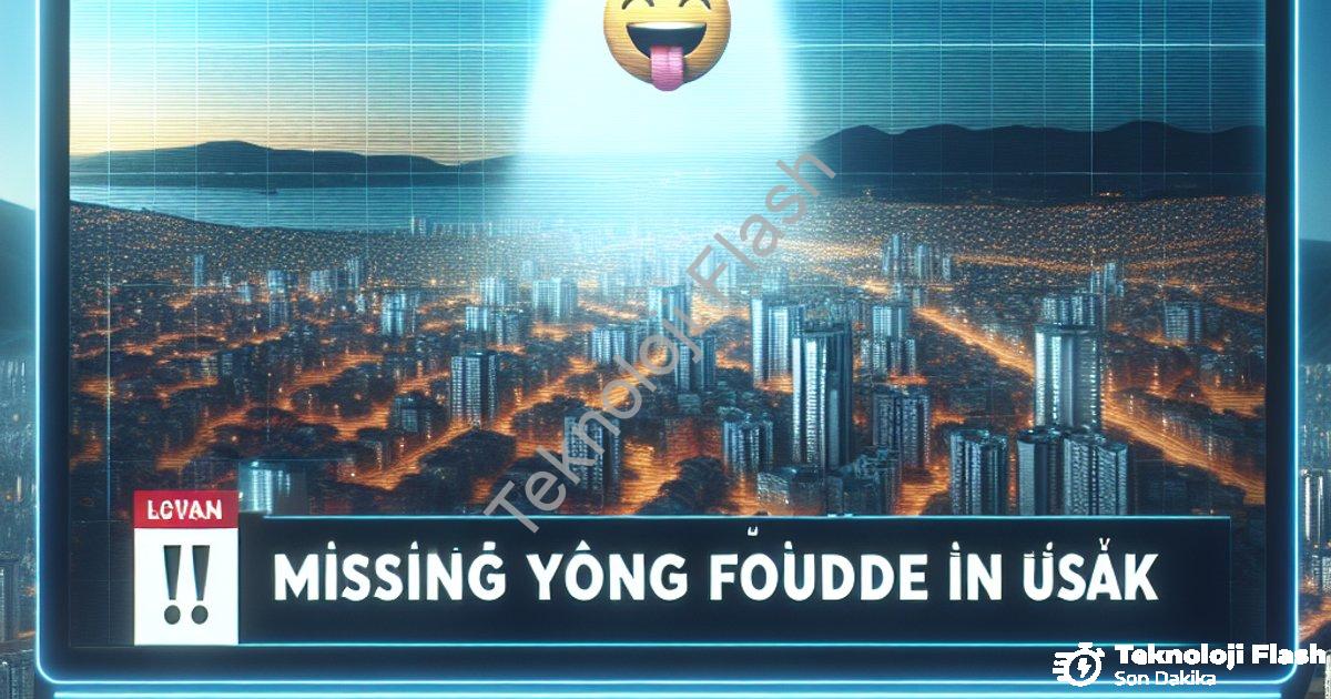 "Uşak'ta Yürekleri Ağza Getiren Olay: Kayıp Gençten Sevindirici Haber" başlıklı haber için fotoreali