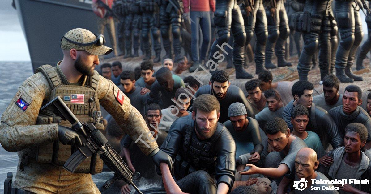 "İzmir Kıyılarında Can Pazarı: Sahil Güvenlik 120 Göçmene Müdahale Etti" başlıklı haber için fotorea