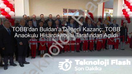 TOBB Başkanı Hisarcıklıoğlu Buldan’da Yeni Anaokulunu Dualarla Açtı: Geleceğe Yatırım