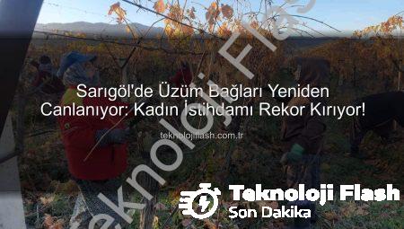 Sarıgöl’de Üzüm Bağları Yeniden Canlanıyor: Kadın İstihdamı Rekor Kırıyor!